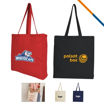 Shea Gusseted 6 Oz Cotton Tote