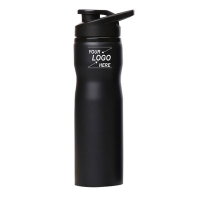 25 Oz. Reusable Stainless Steel Sports Water Bottle
