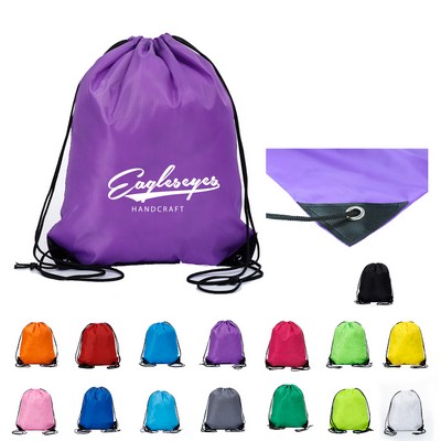 Polyester Biking Drawstring Backpack