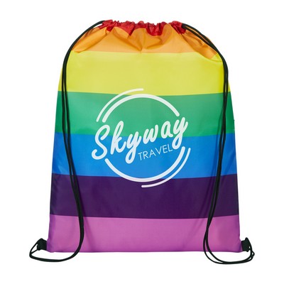 Rainbow Pride Drawstring Bag