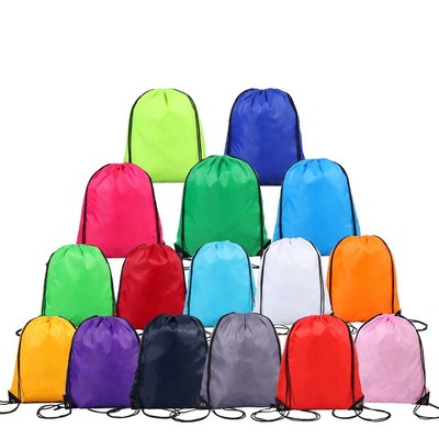 210D Polyester Drawstring Backpack