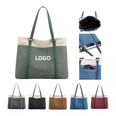 Women Canvas Shopping Tote Bag