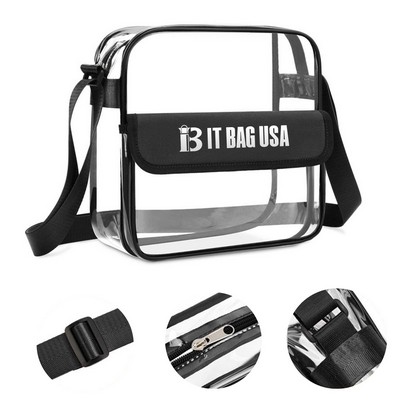 PVC Compact Clear Shoulder Bag