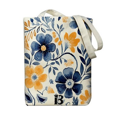 Women's Zippered Canvas Tote Bag w/ Strap