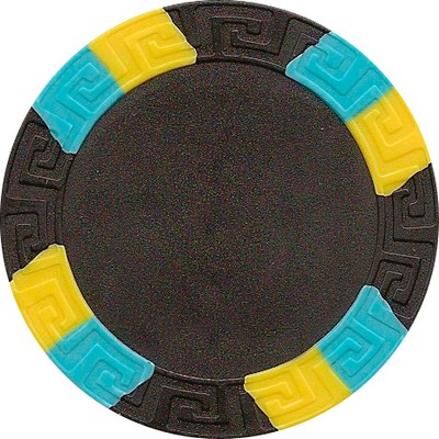 3-Tone Poker Chips for Custom Inserts - Blank