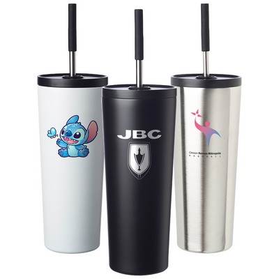 Galveston Stainless Steel Vacuum Tumbler, 26 ounces