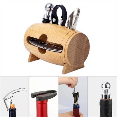 Stainless Steel Wine Opener Kit Set