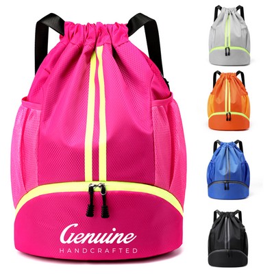 Oxford Drawstring Gym Backpack