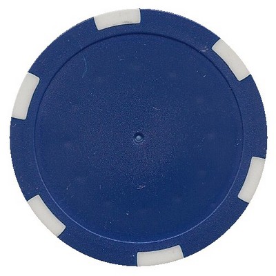Six Stripe Poker Chips for Custom Inserts - Blank