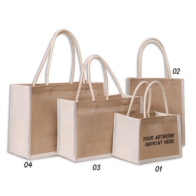 Jute Beach Bag With Rope handles