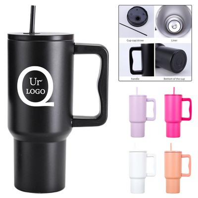 30Oz Mug Tumbler W/Straw