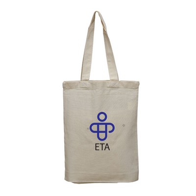 7 Oz. Cotton Tote Bag w/Bottom Gusset (9"x11"x1.5")