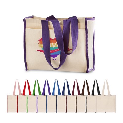 100% Heavy Duty 12 Oz. Cotton Canvas Tote Bag