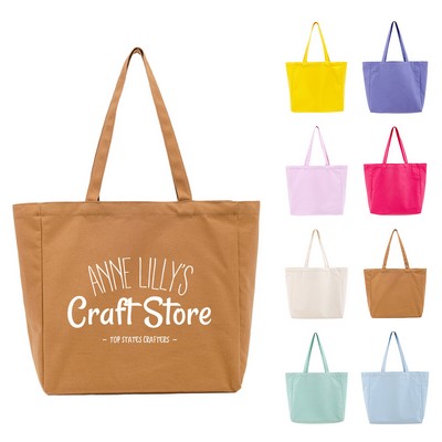 12oz Canvas Grocery Tote Bag