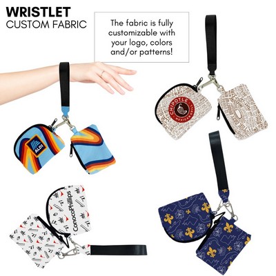 Fully Custom Wristlet With Your Logos, Colors and Patterns